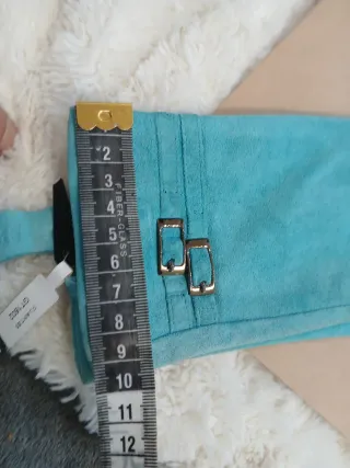 Guantes de piel nuevos diseño hebillas