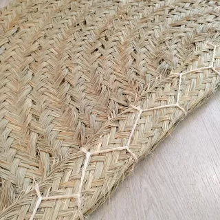 Alfombra Media Luna Esparto Natural Estilo Boho