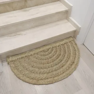 Alfombra Media Luna Esparto Natural Estilo Boho