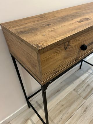 Consola recibidor madera y metal (NUEVO)