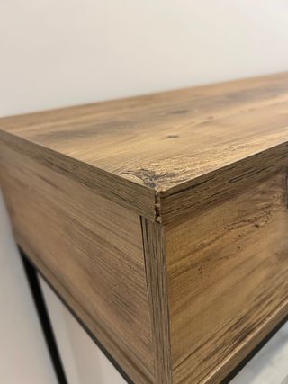 Consola recibidor madera y metal (NUEVO)