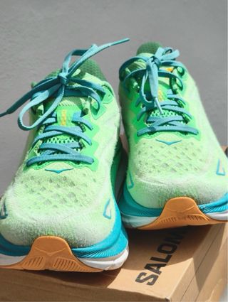 Hoka Clifton 9 Verde/Azul