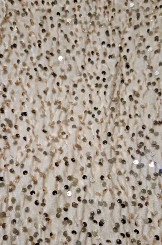 Vestito donna paillettes monospalla