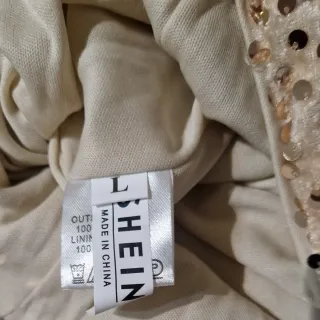 Vestito donna paillettes monospalla