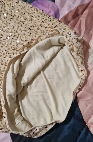 Vestito donna paillettes monospalla