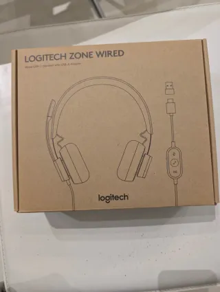 (Unused)Logitech Zone Wired Auriculares USB-C