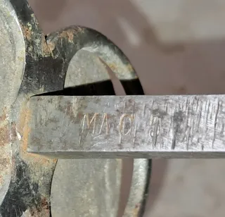 Antiguo florete de esgrima francés