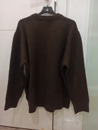 Jersey punto Stradivarius marrón Talla XS