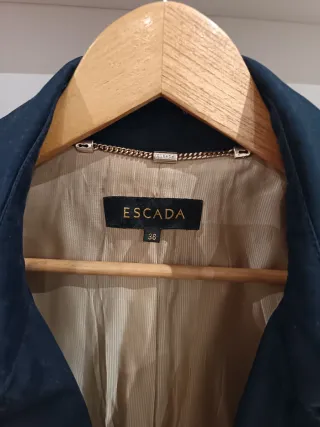 Parka Escada Mujer Azul