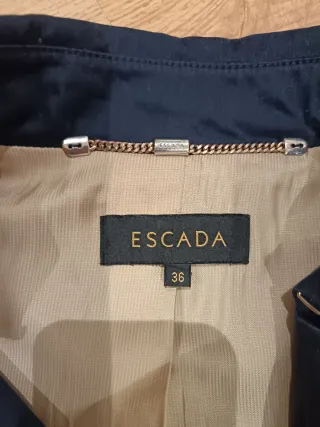 Parka Escada Mujer Azul