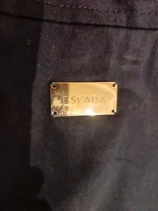 Parka Escada Mujer Azul