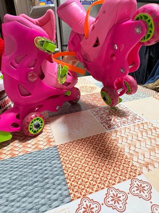 Patines de aprendizaje para niña