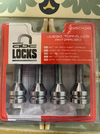 Juego Tornillos Antirrobo ABC LOCKS