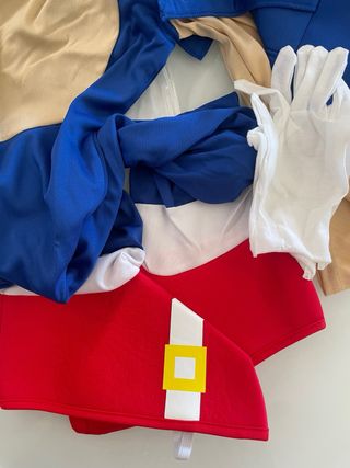 Costume Carnevale Sonic varie misure nuovo