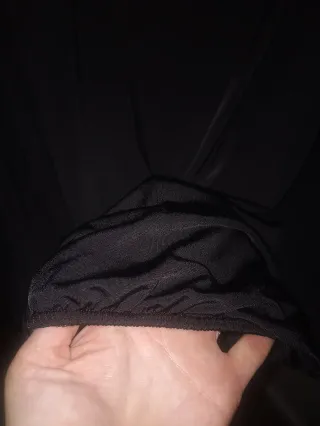 Blusa Bershka negra manga larga