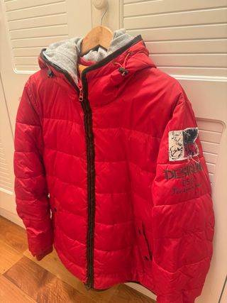 Cazadora Desigual Hombre Talla M Roja