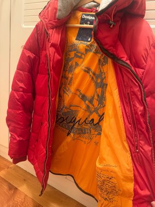 Cazadora Desigual Hombre Talla M Roja