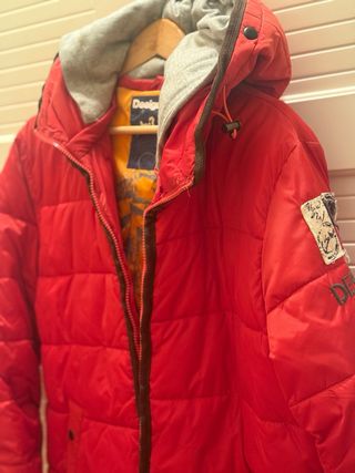 Cazadora Desigual Hombre Talla M Roja