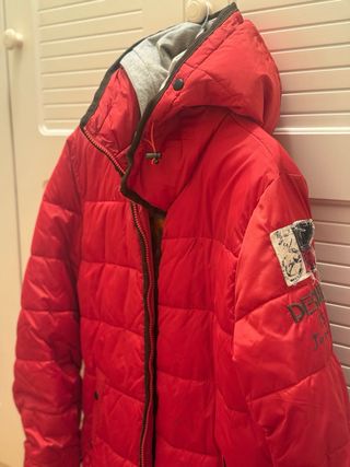 Cazadora Desigual Hombre Talla M Roja