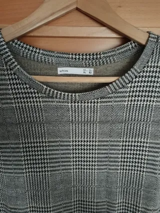 Vestido de cuadros Stradivarius