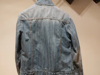 Giacca uomo in denim blu taglia L