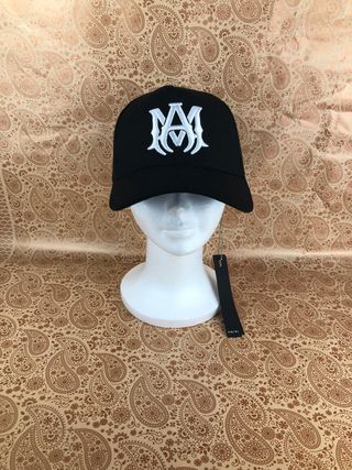 Gorra Amiri MA Negra y Blanca