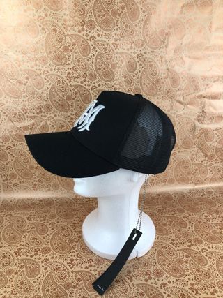 Gorra Amiri MA Negra y Blanca