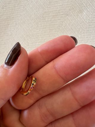 Pendiente Viceroy Dorados Multicolor