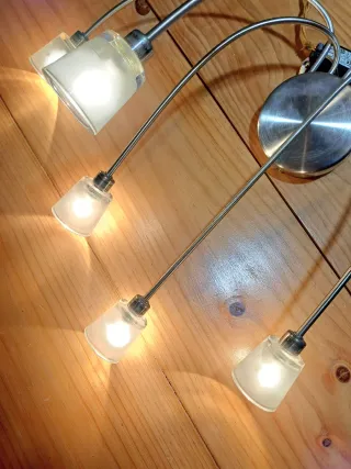 Lampade da parete vintage argentate