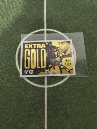 Cromo Lamine Yamal Extra Gold liga este