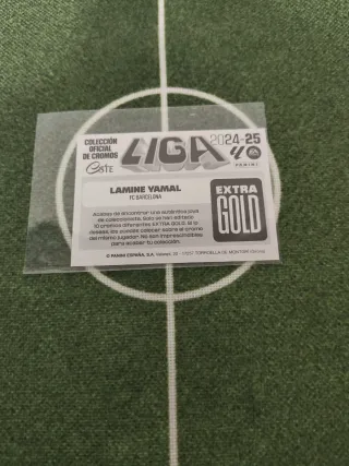 Cromo Lamine Yamal Extra Gold liga este