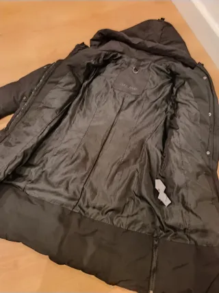 Abrigo Zara Negro Mujer