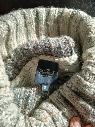 Maglia Woolrich in lana con collo alto