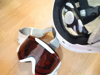 Casco da sci Boriken bianco