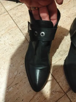 Botines de piel para mujer