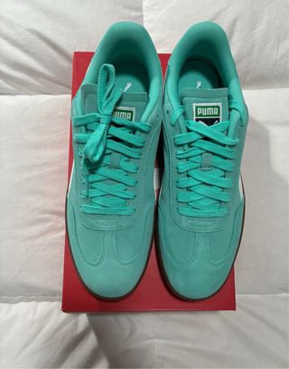 Zapatillas Puma Suede Ascenso Teal/Marrón