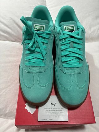 Zapatillas Puma Suede Ascenso Teal/Marrón
