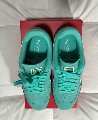 Zapatillas Puma Suede Ascenso Teal/Marrón