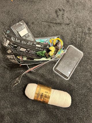 Hilos de Bordar, punto de cruz y ganchillo