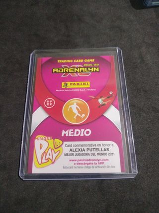 Cromo Alexia Putellas Balón de Oro Panini