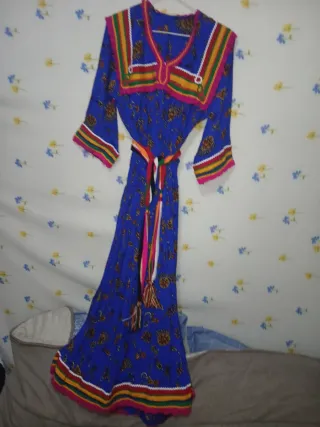 Vestido largo mujer estampado