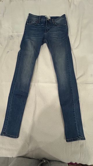 Jeans Mango Talla 34 Tiro Medio