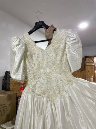 Vestido de Novia Vintage 1992 Talla 40-42