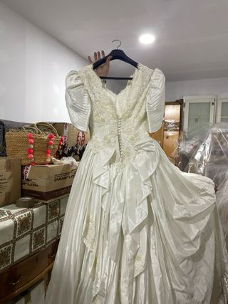 Vestido de Novia Vintage 1992 Talla 40-42