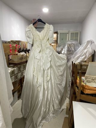 Vestido de Novia Vintage 1992 Talla 40-42