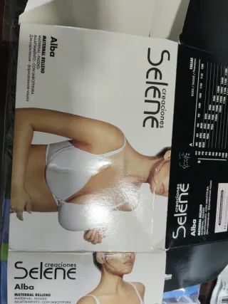 Sujetador de lactancia Selene Alba blanco 95C