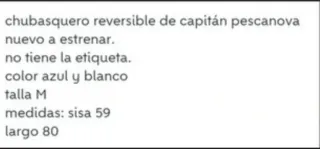 Chubasquero reversible beige y azul