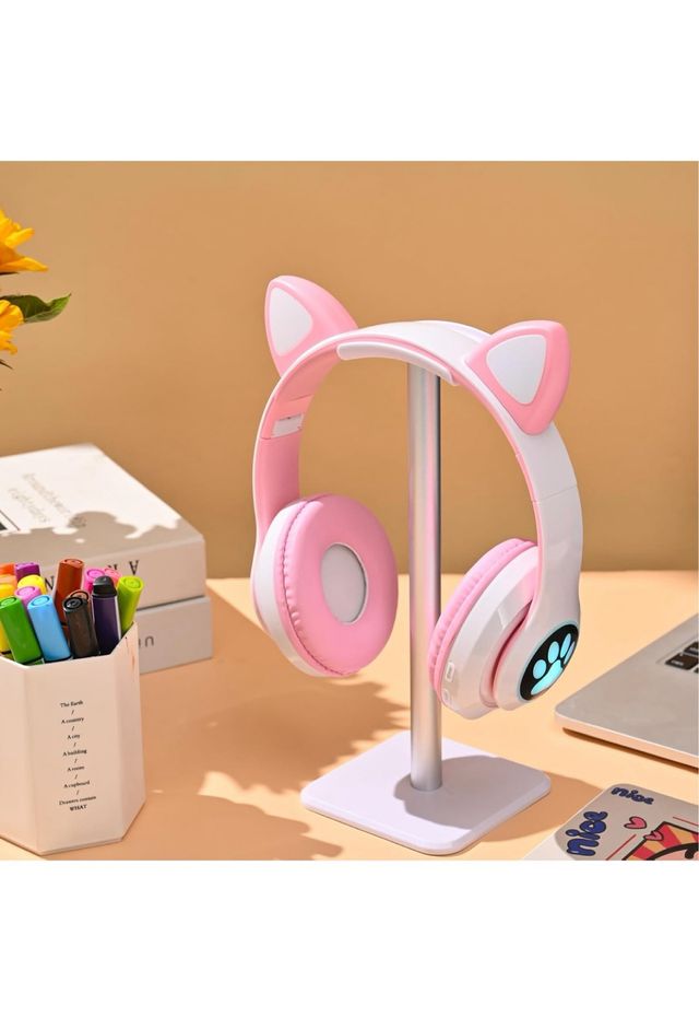 Auricolari Wireless per Bambine con Orecchie di Gatto