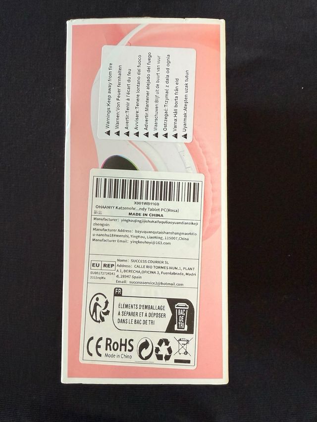 Auricolari Wireless per Bambine con Orecchie di Gatto