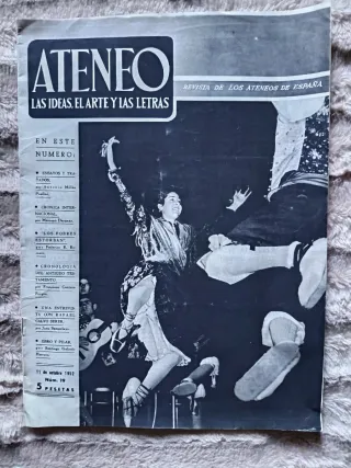 9 Revistas Ateneo España Años 52-54